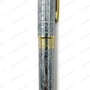 A luxurious silver pen – geometric details with an Emirati identity