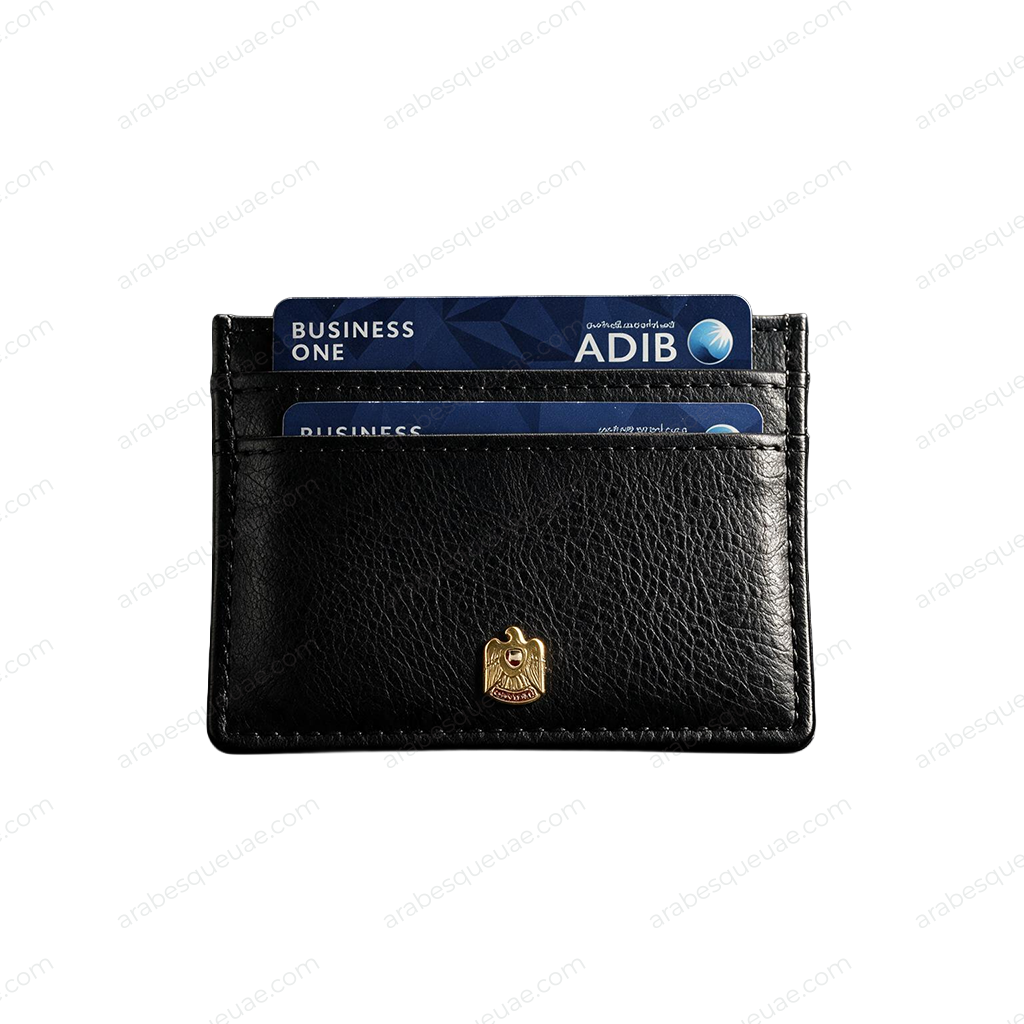 Leather wallet – UAE logo