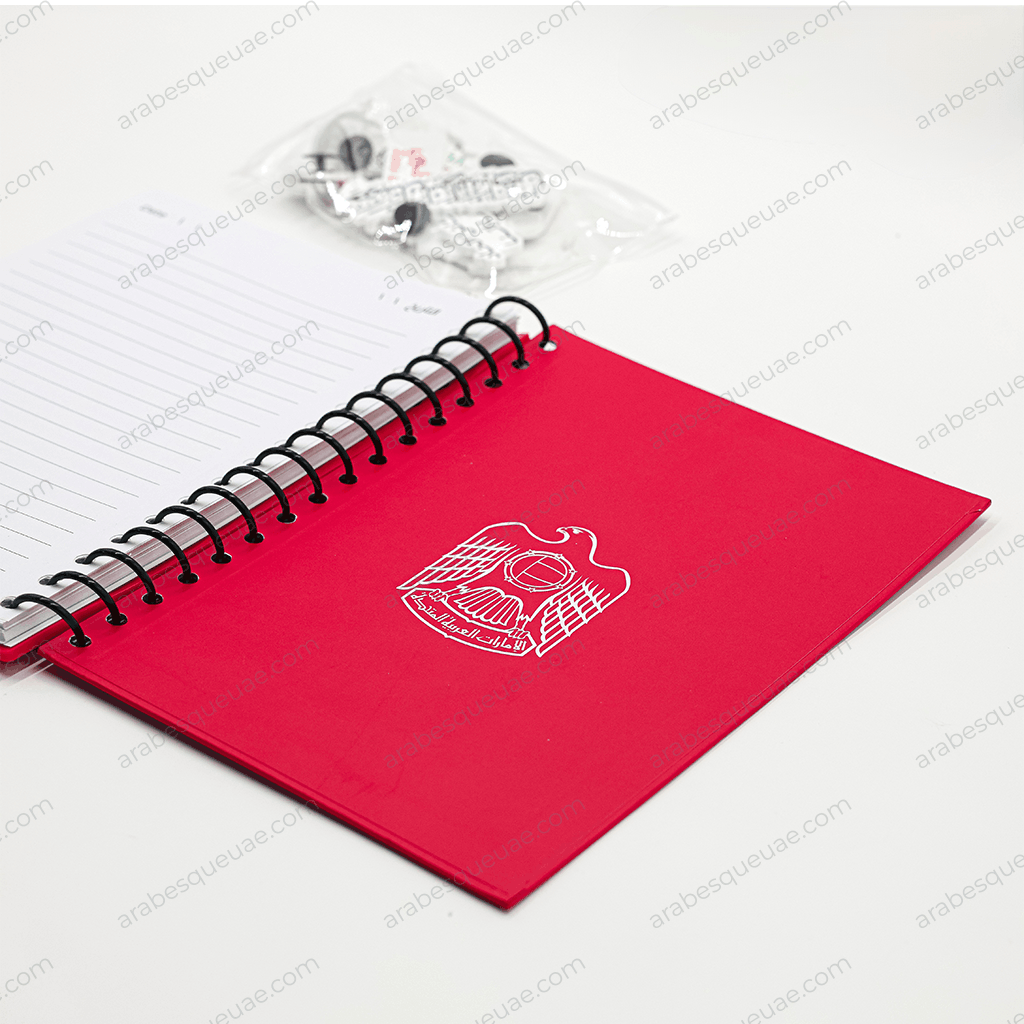 Red silicone notebook