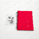 Red silicone notebook