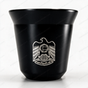Stainless steel espresso cup – UAE logo