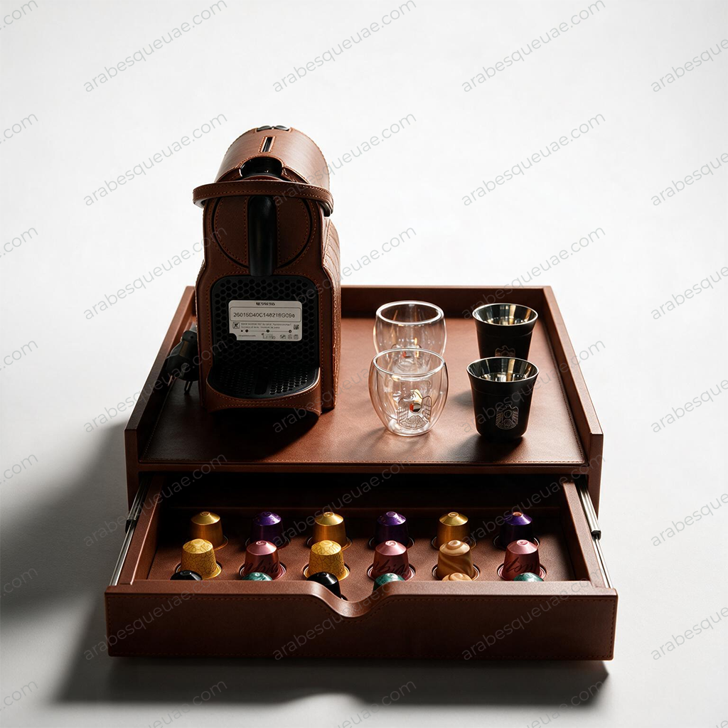 Coffee machine – Coffee station with built-in drawer