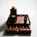 Coffee machine – Coffee station with built-in drawer