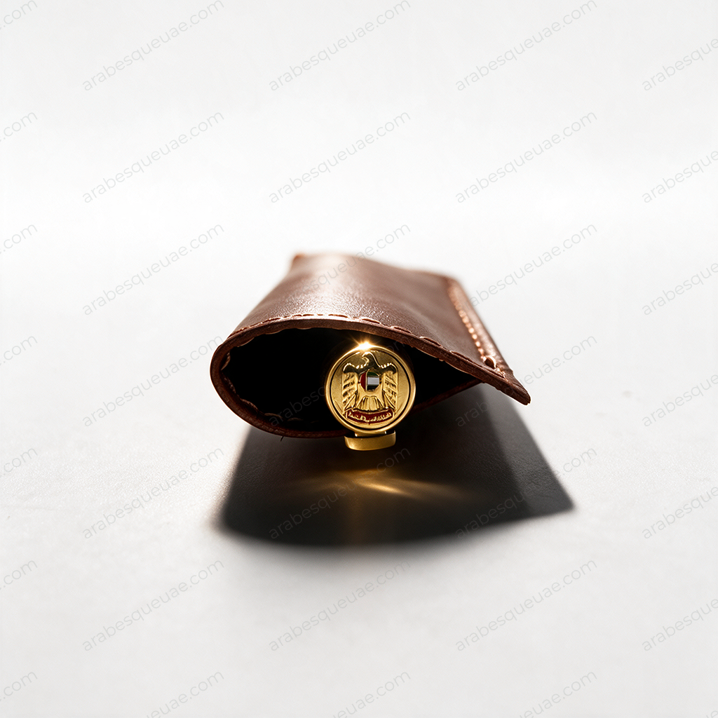 Metal pen – UAE emblem