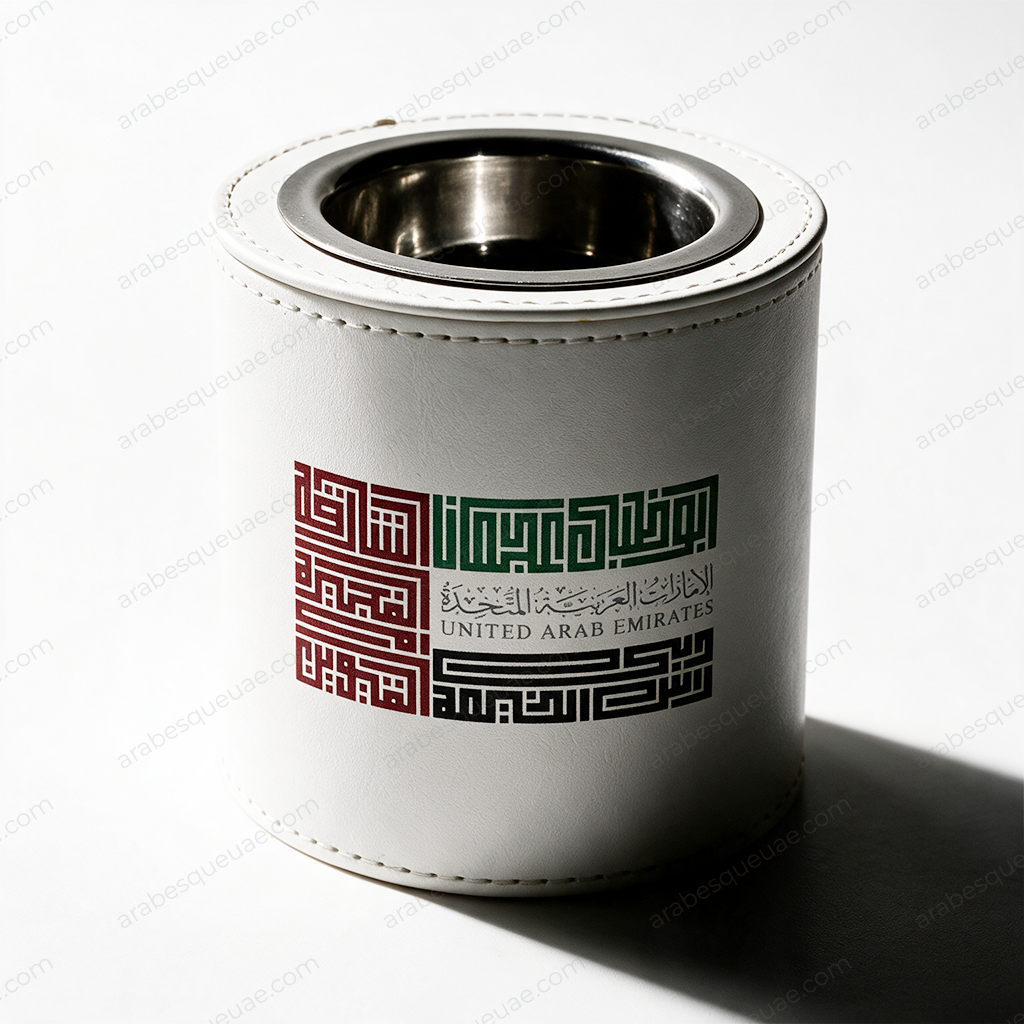 Mudkhan | White Leather – Seven Emirates Calligraphy
