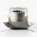 Mudkhan | White Leather – “دام عزك يا وطن” Gold