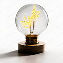 A luminous glass ball - May your glory last, O homeland