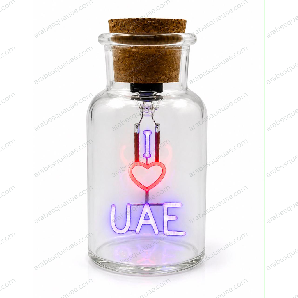 Lighting Jar I ♥ UAE