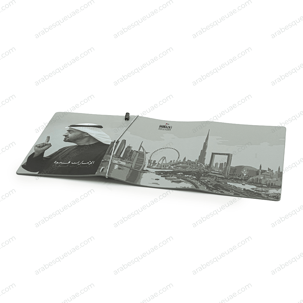 Leather notebook - UAE a role model