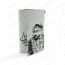 Leather notebook – Portrait of Sheikh Sultan Al Qasimi in Arabic calligraphy