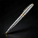 A luxurious silver pen – geometric details with an Emirati identity