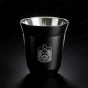 Stainless steel espresso cup – UAE logo