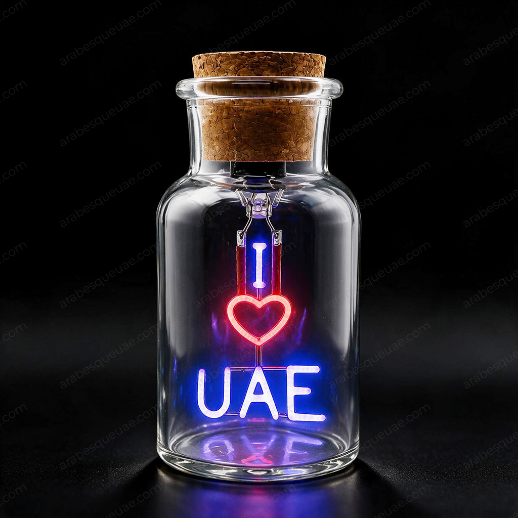 Lighting Jar I ♥ UAE